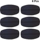 thumbnail image 2 of 6 piezas (negras) de almohadillas para correa de sujetador de silicona antideslizantes invisibles suaves almohadillas para correa de hombro de silicona para niñas, mujeres y damas, 2 of 5