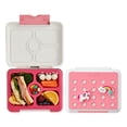 thumbnail image 1 of Flexnlock Kids Platinum Silicone Food Tray Lunch Box Set With Accessories - Leak Proof, Clean Lid Design, Microwavable, Dishwasher Safe, Freezer Safe, and BPA-Free/ Unicorn (Pink), 1 of 9