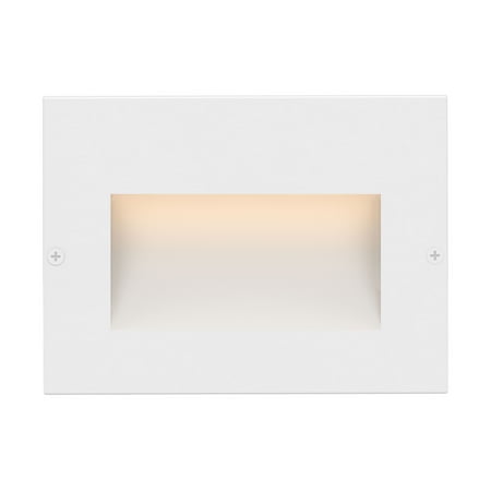 Hinkley 1553SW Paysage Conique, Applique Plate Horizontale, Blanc Satiné