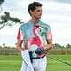 thumbnail image 3 of Fotbe Tropical Flamingo Pool Float Camiseta Polo de Golf para Hombre con Estampado – Camisa Deportiva Transpirable con Cuello Abotonado-3X-Large, 3 of 6