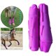 thumbnail image 4 of 2 PCS Botas de tendón de caballos Tela de alto estiramiento Tendín Fetlock Guard para Amortiguador Absorbición Competenci Rosado Baoblaze Bota de caballo de protección de piernas, 4 of 8