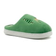 thumbnail image 5 of HNMKIU Boys Winter Slippers Indoor Shoes for Kids Cozy Warm Soft Children's Casual Comfortable Home Footwear Christmas Slippers for 2-12 Years Army Green,10.5-11 Years, 5 of 6