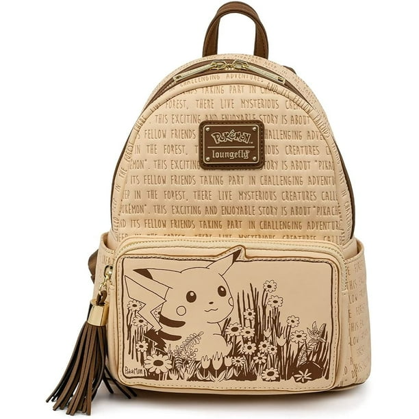 Loungefly Pokemon Sepia Pikachu Womens Double Strap Shoulder Bag Purse