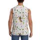 thumbnail image 4 of Balery German Shepherd Dog Camisetas sin mangas para hombre, absorbe la humedad y protege contra el mal olor.-X-Large, 4 of 7