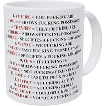 English Grammar Police, Teacher. Funny Coffee Mug 11 Ounces Inspirational And Motivational