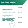 thumbnail image 5 of Gardman R07701X Easy Garden Obelisk Decorative, Black, 5 of 5