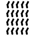 thumbnail image 3 of Jacques Moret Men's Black Dress Crew Socks, 20-Pack, Sizes 6.5-12, 3 of 7