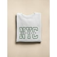 thumbnail image 3 of Nyc Brooklyn College Style Sweatshirt Men -Image by Shutterstock, Male Small, 3 of 4