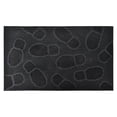thumbnail image 5 of Evideco Black Shoeprint Rubber Door Mat 30x18 Inches - Rubber Backing, Weather Resistant - Outdoor - Front Door Mat for Entryway, Porch, Patio, 5 of 9
