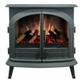 thumbnail image 3 of Modern Ember Harlowe Freestanding Electric Fireplace Stove Heater in Hunter Green | Smart Technology | WiFi App, Alexa & Google Control | 1500W | Indoor Portable Heater | Safety Shutoff, 3 of 8