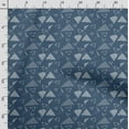 thumbnail image 3 of Soimoi Geometrical Print,Cotton Poplin, Sewing Fabric Sold by The Yard 42 Inch Wide,Sewing Craft Quilting/Quilt Making Fabric, Blue, 3 of 5