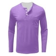 thumbnail image 4 of Workout Shirts For Men Qiggri Men's Lightweight Breathable Solid Color Long Sleeves Round Neck Shirt, 4 of 6