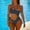 Dark Blue, variant on YTCAMLO Slimming Cutout Women's One Piece Swimsuit Fashion One Shoulder Ring Linked Bathing Suits Side Tie Swimwear, Green XL