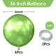 thumbnail image 2 of Globo KALOR gigante de 36 pulgadas, color verde lima metalizado, paquete de 6, 2 of 2