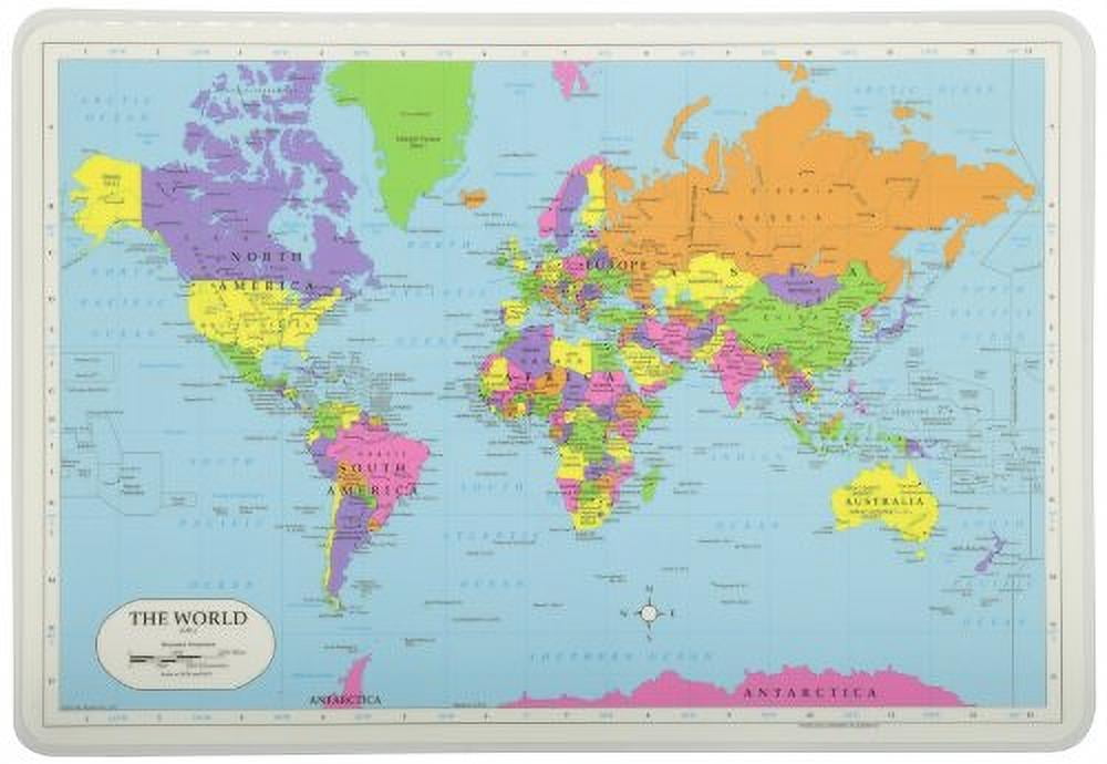 Painless Learning Educational Placemat Europe Map "NEW" 