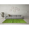 thumbnail image 3 of Ahgly Company Indoor Rectangle Abstract Green Modern Area Rugs, 8' x 12', 3 of 4