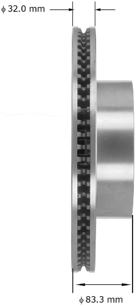 Bendix PRT5908 Premium Brake Rotor