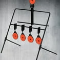 thumbnail image 3 of OULII 5Pcs Metal Targets for Shooting Practice Tool with Interactive Shooting Experience 13.6x10.2in, 3 of 8