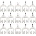 thumbnail image 1 of 50pcs White 9mm Curtain Track Plastic Double Wheel Bracket Curtain Track Sliding Slides for Window Shower Curtain Track Curtain Track Plastic Double Wheel Bracket Curtain Track Sliding Slides for, 1 of 5