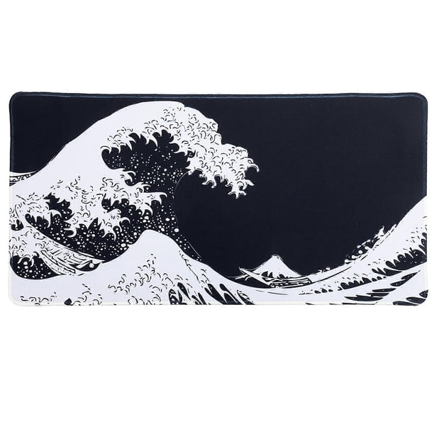 Mouse Pad Wave Pattern Laptop Mouse Mat Desk Mouse Pad Home Office Supplies