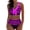 Purple, variant on High Waisted Bikini Sets for Women Spring Fashion Solid Color Two Piece Bikinis Casual Beach Summer Swimwear