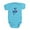Turquoise, variant on CafePress - Power Rangers Blue Ranger Punching - Cute Infant Bodysuit Baby Romper - Size Newborn - 24 Months