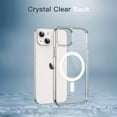 thumbnail image 5 of JETech Magnetic Case for iPhone 13 Mini 5.4-Inch Compatible with MagSafe Wireless Charging, Shockproof Phone Bumper Cover, Anti-Scratch Clear Back (Clear), 5 of 7