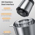 thumbnail image 4 of TFixol Electric Meat Grinder 3L Large Household Capacity Stainless Steel 2 Gears 300W High Power Kitchen Cooker Blender, 4 of 6
