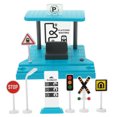 thumbnail image 1 of 1 Set Station Model with Sound Light Train Accessory Simulation Station Train Track Part, 1 of 4