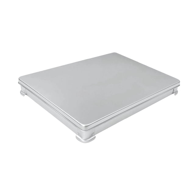 Organizador de alimentos frescos de aluminio versátil y compacto para nevera. 48cm x 37cm x 5cm