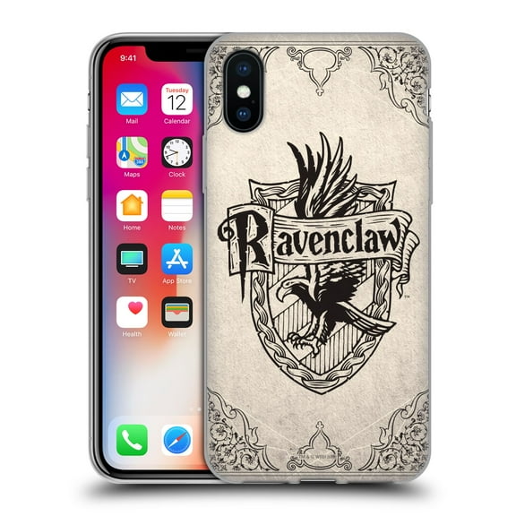 Head Case Designs Officially Licensed Harry Potter Sorcerer's Stone I Ravenclaw Parchment Soft Gel Case Compatible with Apple iPhone X / iPhone XS