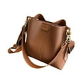thumbnail image 2 of Bolso de hombro para mujer, bolso de compras, bolso de hombro, bolso de compras ... Marrón, 2 of 9