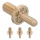 thumbnail image 1 of unbranded 4Ud Tornillos Para Hardware De Taco De Billar En Latón Dorado Con Y Duradero, 1 of 6