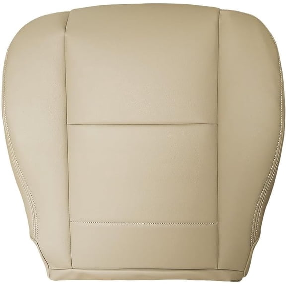 Driver Bottom Leather Seat Cover Tan Replacement for 2000-2004 Toyota Tundra Sequoia