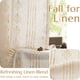 thumbnail image 5 of Cortinas Jinchan Mezcla de Lino Boho con Estampado en Papel Dorado 214x213 cm, 5 of 8