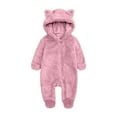 thumbnail image 2 of Guluxicc Family Matching Christmas Pajamas Jumpsuits, Christmas Holiday Hoodie Sets Pjs Sleepwear Loungewear, Pink, 2 of 3