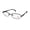 shiny dark gray / black, variant on NEW PUMA 15421 MENS/WOMENS DESIGNER FULL-RIM DIRTY BLUE / BLACK UNIQUE DESIGN MUST HAVE STYLISH FRAME DEMO LENSES 52-17-135 FLEXIBLE HINGES EYEGLASSES/GLASSES