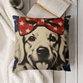 thumbnail image 3 of YINGXI Pillow Covers Throw Pillowcase Cushion Case Dog Decorations for Sofa Couch 20x20in, 3 of 5