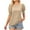 Brown, variant on Ahuyic Women's Loose Plus Size Short-Sleeved Top,Summer Casual Daily Clothes For Women,Women's Short Sleeve Solid Color Crewneck Casual Top Pullover T-shirt