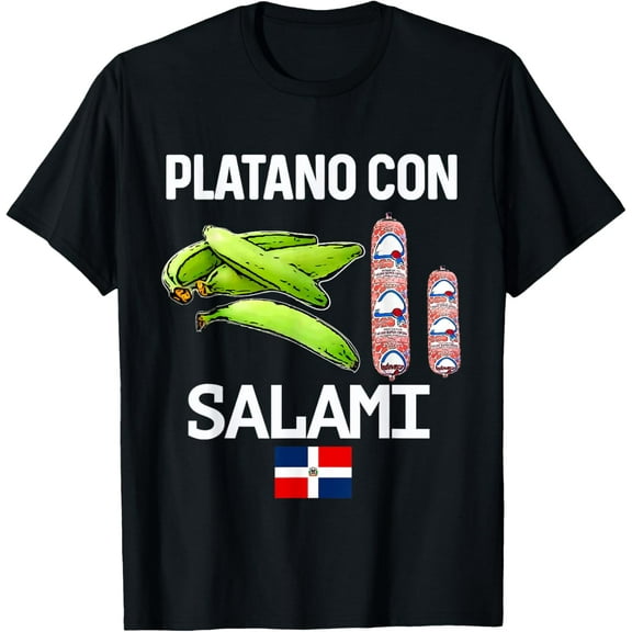 100% pure cotton for both men and womenDominicana Flag RD Dominican Republic Food Mangu Plantain T-Shirt