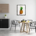 thumbnail image 2 of Speckled Pineapple Tropical Fruit Food & Beverage Graphic Art Luster Gray Framed Art Print Wall Art, 2 of 6