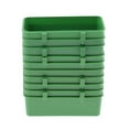 thumbnail image 3 of Comedero Para pájaros perfecl 10 piezas Contenedor de comida de semillas Accesorios de Jaula verde, 3 of 8