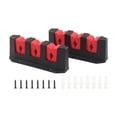 thumbnail image 3 of 3-Rod Storage Holder, Black, ABS Plastic Fishing Rod Holders Wall-Mounted , Simple Fishing Rod Rack, 3 of 3