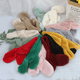 thumbnail image 5 of Bufanda para niños Padres e hijos Niños y niñas Otoño e invierno Bebé Imitación de piel de conejo Placa ligera engrosada Cuello de felpa engrosado Cálido, 5 of 6