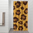 thumbnail image 2 of Yellow and Black Of Leopard Print Shower Curtain 36"x72" ,Bathroom Decorative Shower Curtains Set with 12 Hooks,Modern Waterproof Washable Shower Curtain, 2 of 6