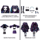 thumbnail image 4 of Rainbow High Shadow High Special Edition Twins- 2-Pack Naomi Storm & Veronica Storm, 4 of 5