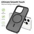 thumbnail image 2 of ShellTech for iPhone 16e Magnetic PC+TPU Case, Translucent Matte Case with Button Protection [Compatible with Magsafe] Anti-Scratch Anti-Fingeprint Anti-Slip Shockproof Slim Cover,Gray, 2 of 7
