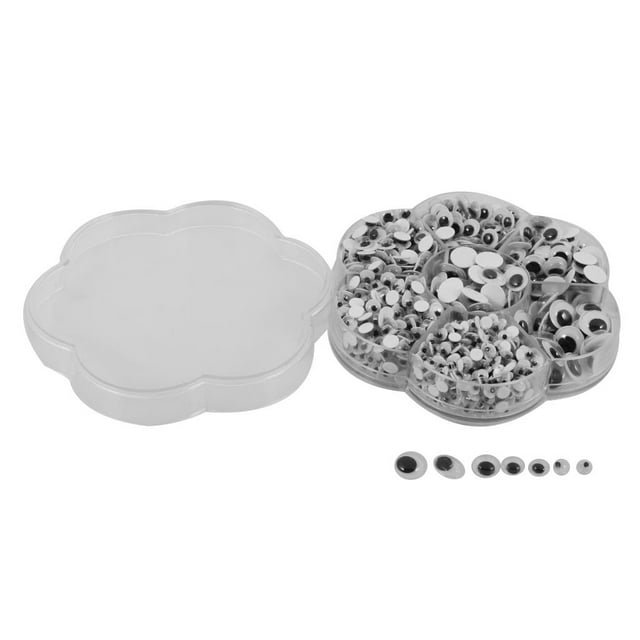 Tambaleantes para Bricolaje Muñeca álbum de Recortes - 900pcs #4 4-10mm Hugo ojos saltones de muñecas