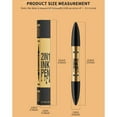 JABUUO Eyebrow Pencil 2 In 1 Eyebrow Pen With 4 Tip Brow Pen And Ultra