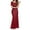 Red, variant on KI-8jcuD Womens Double V Neck Short Sleeve Dress Evening Prom Dress Petite Dresses Formal Long Dress Long Dresses Short Lace Dresses for Women Wedding Dress Womens Fall Formal Dress Maternity